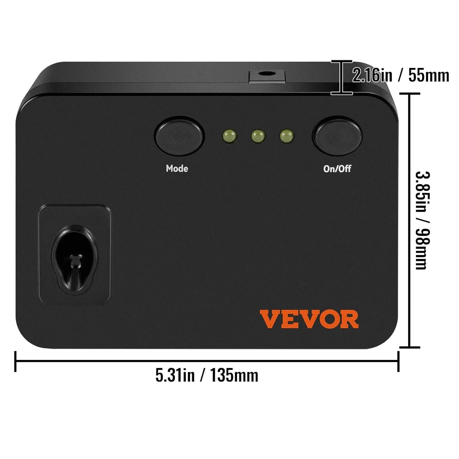 Набор аэрографа с компрессором VEVOR TC-101A 30psi 220V 0.2/0.3/0.5мм Черный, фото №5