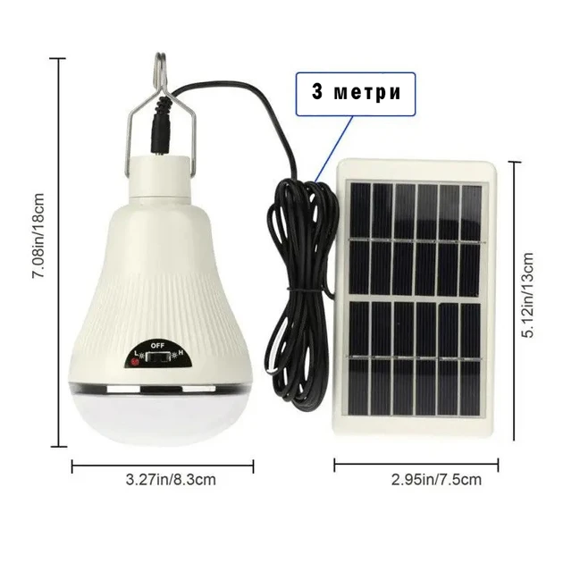 Аккумуляторный фонарик 10W с солнечной панелью Golden Road GR-020 для улицы и помещений, фото №2 Аккумуляторный фонарик 10W с солнечной панелью Golden Road GR-020 для улицы и помещений, фото №2