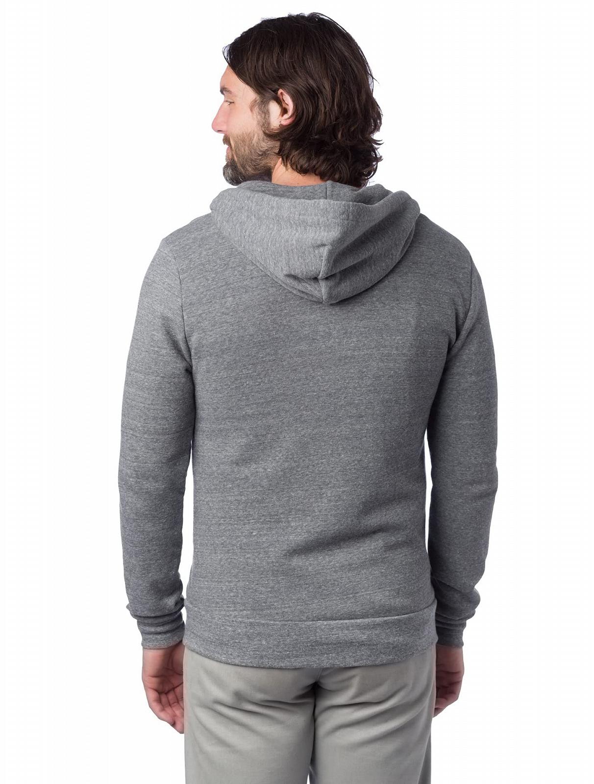 Толстовка на молнии унисекс Alternative Rocky Eco-Fleece, фото №4 Толстовка на молнии унисекс Alternative Rocky Eco-Fleece, фото №4