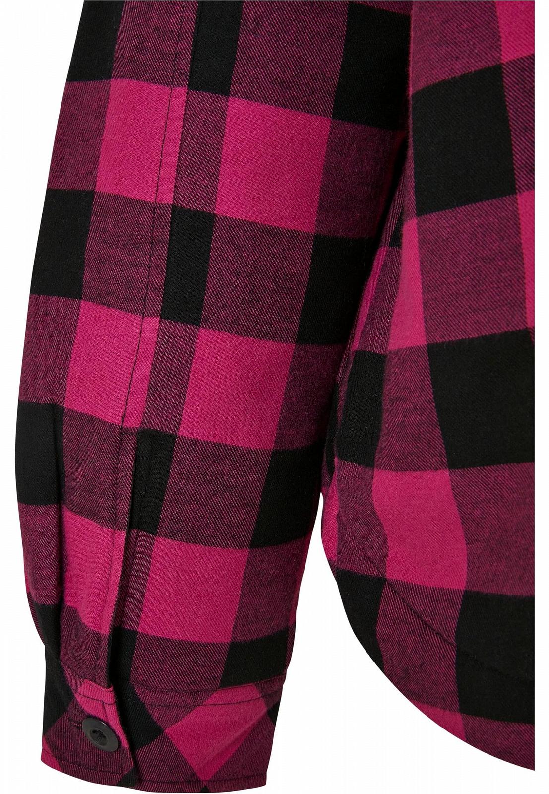 Куртка-рубашка Urban Classics Женская Ladies Flannel Padded Overshirt в клетку, разные цвета, размеры XS - 5XL, фото №8