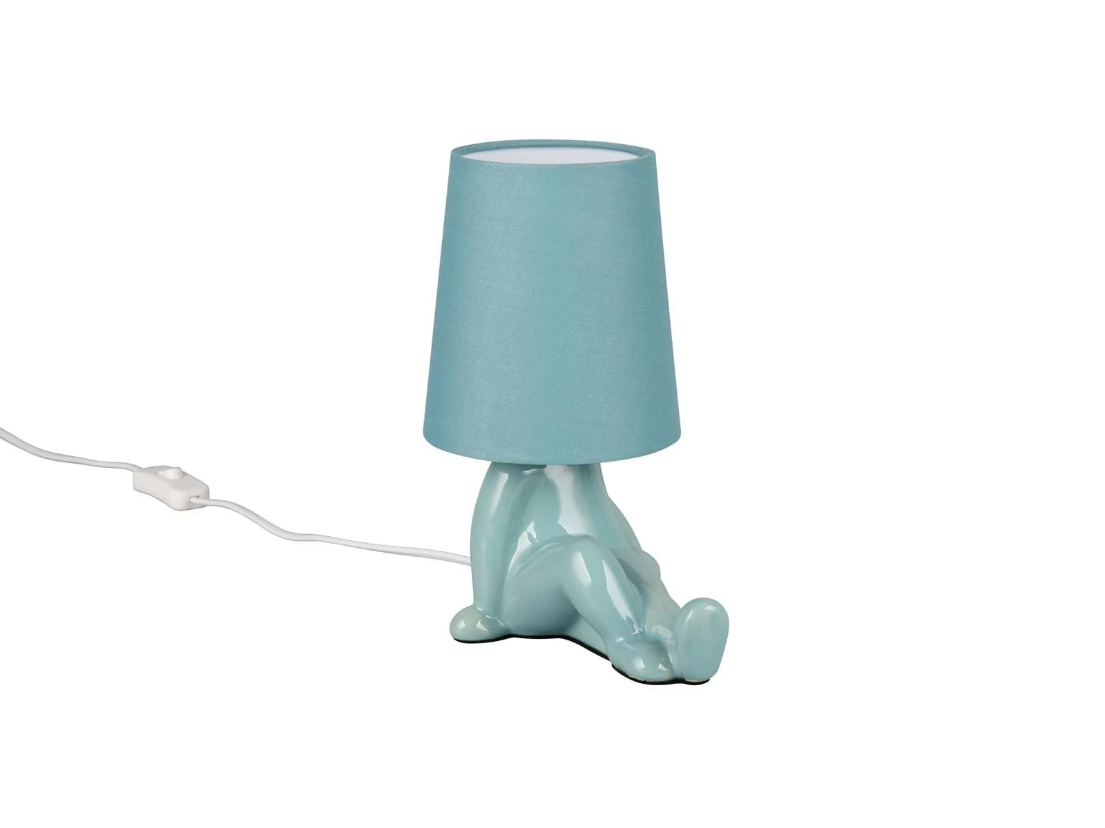 Настільна лампа meineWunschleuchte Ceramic 24.5 см Blue, фото №1