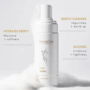 Пенка для умывания GentleCare Нежное ежедневное очищение с алоэ вера, ромашкой и гиалуроновой кислотой Увлажняющая и успокаивающая Для чувствительной кожи 150 мл synthetic.ua - Фото 1