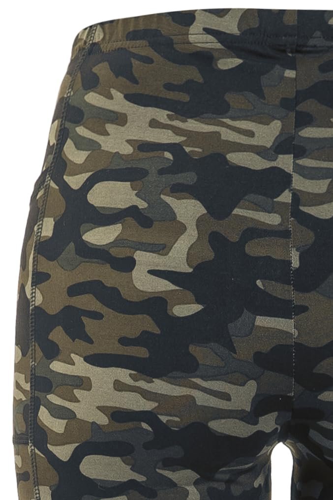 Леггинсы Rock Rebel Olive Camo с боковыми карманами, фото №5