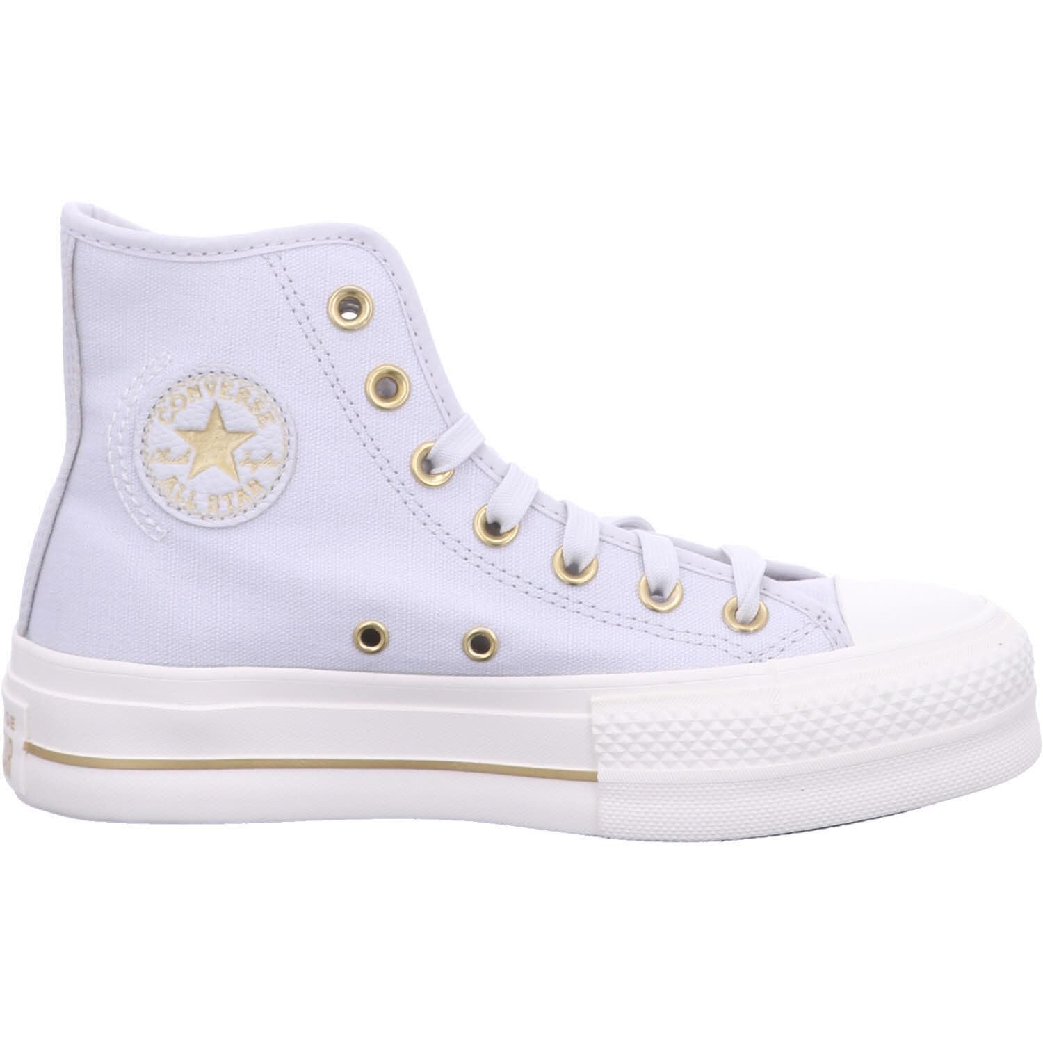 Кеды Converse All Star Lift A08237C Серый/Белый/Золотой, фото №6