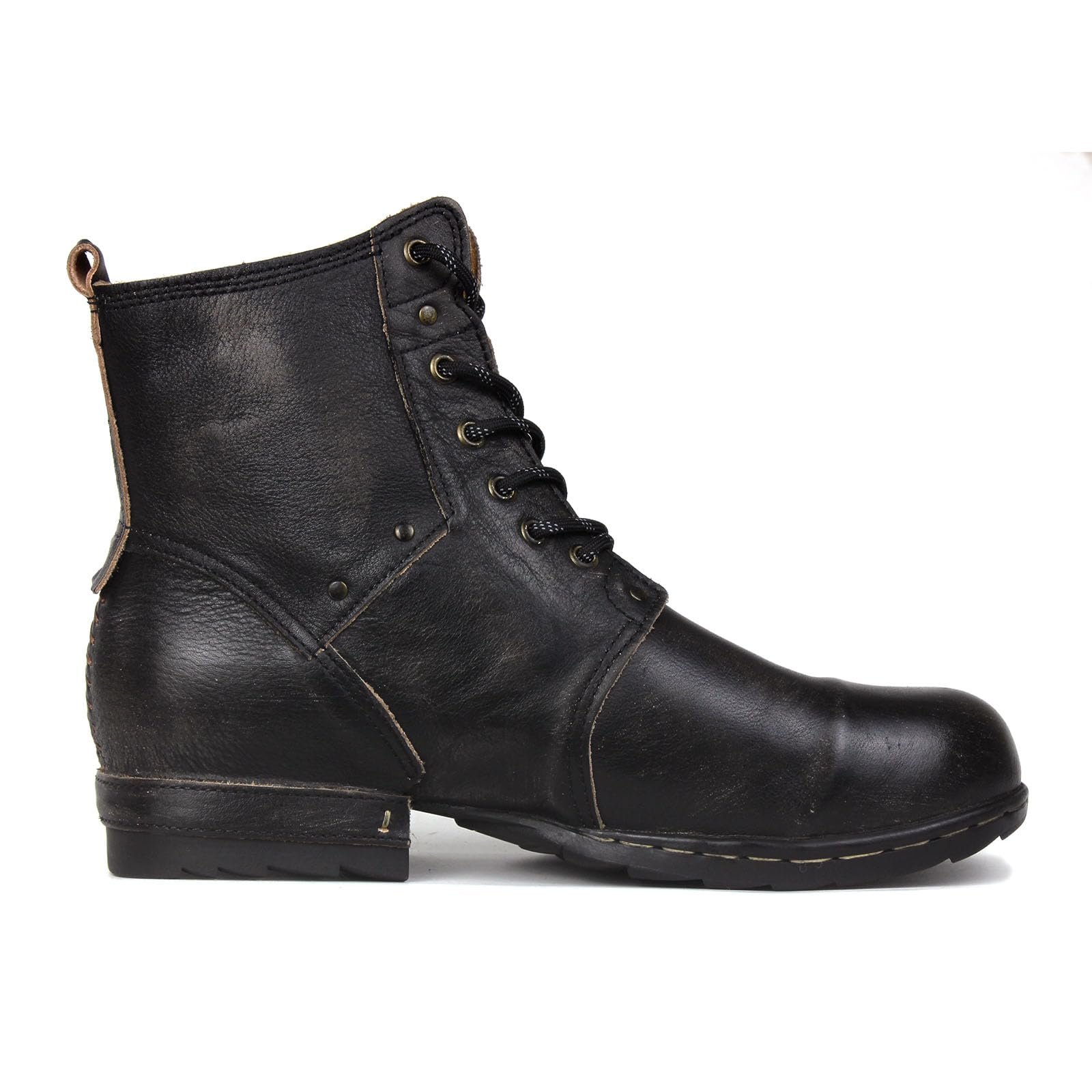 Ботинки OSSTONE Винтаж OS-6015-6-Vintage-DE-R Коричневый, фото №4