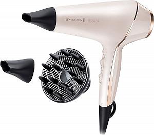 Фен Remington PROluxe AC9140, 2400 Вт, технология OPTIheat, две насадки для укладки, диффузор, розовое золото - Фото 1