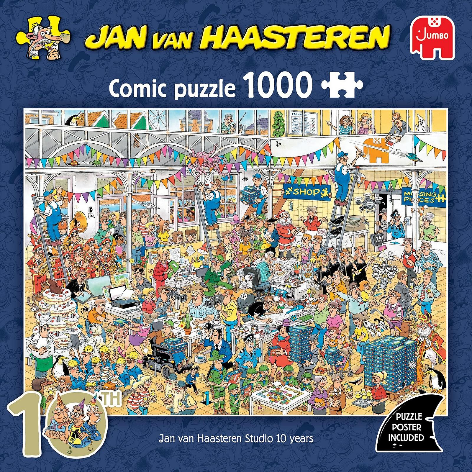 Пазл Jan van Haasteren Studio 10 years 1000 елементів, фото №4