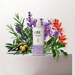 Лосьон для рук и тела Organic Works Daily Hydration - Обогащен витамином Е, лосьон с маслом какао для увлажнения кожи - Лаванда synthetic.ua - Фото 1