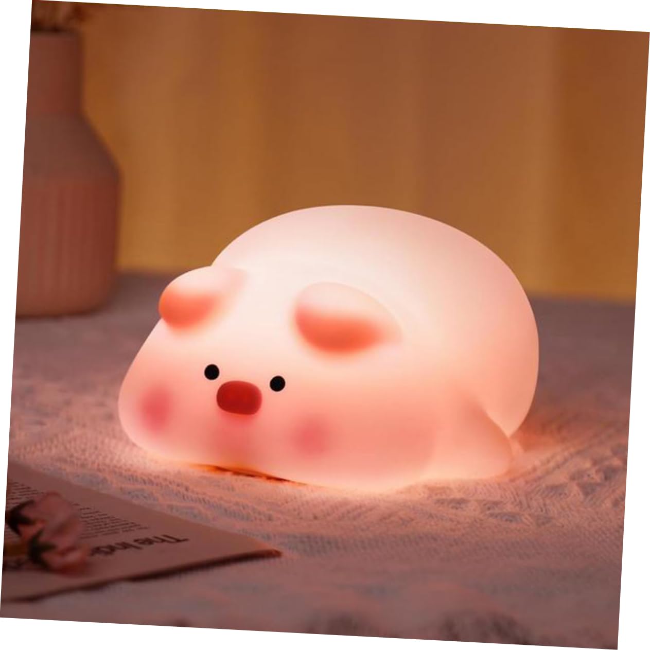 Світильник DOITOOL Piggy Pats нічник для спальні настільний лампа зарядна силіконова, фото №5