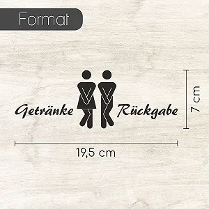 Наклейка на туалет Toilet Sticker Drinks Return dv622 Чорна synthetic.ua - Фото 1