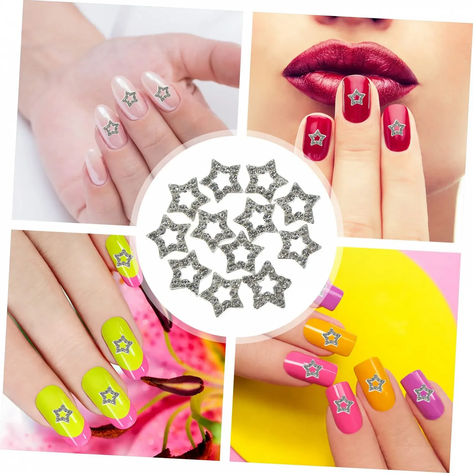 Набір Шармів Зірка Стрази Декоративні, фото №2