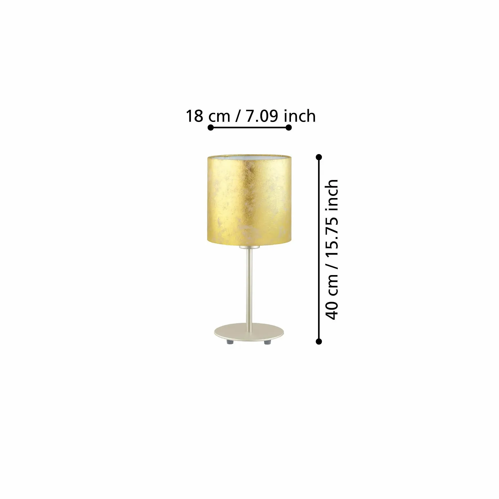 Настольная лампа Eglo Шампань/Золотой (E27), фото №7