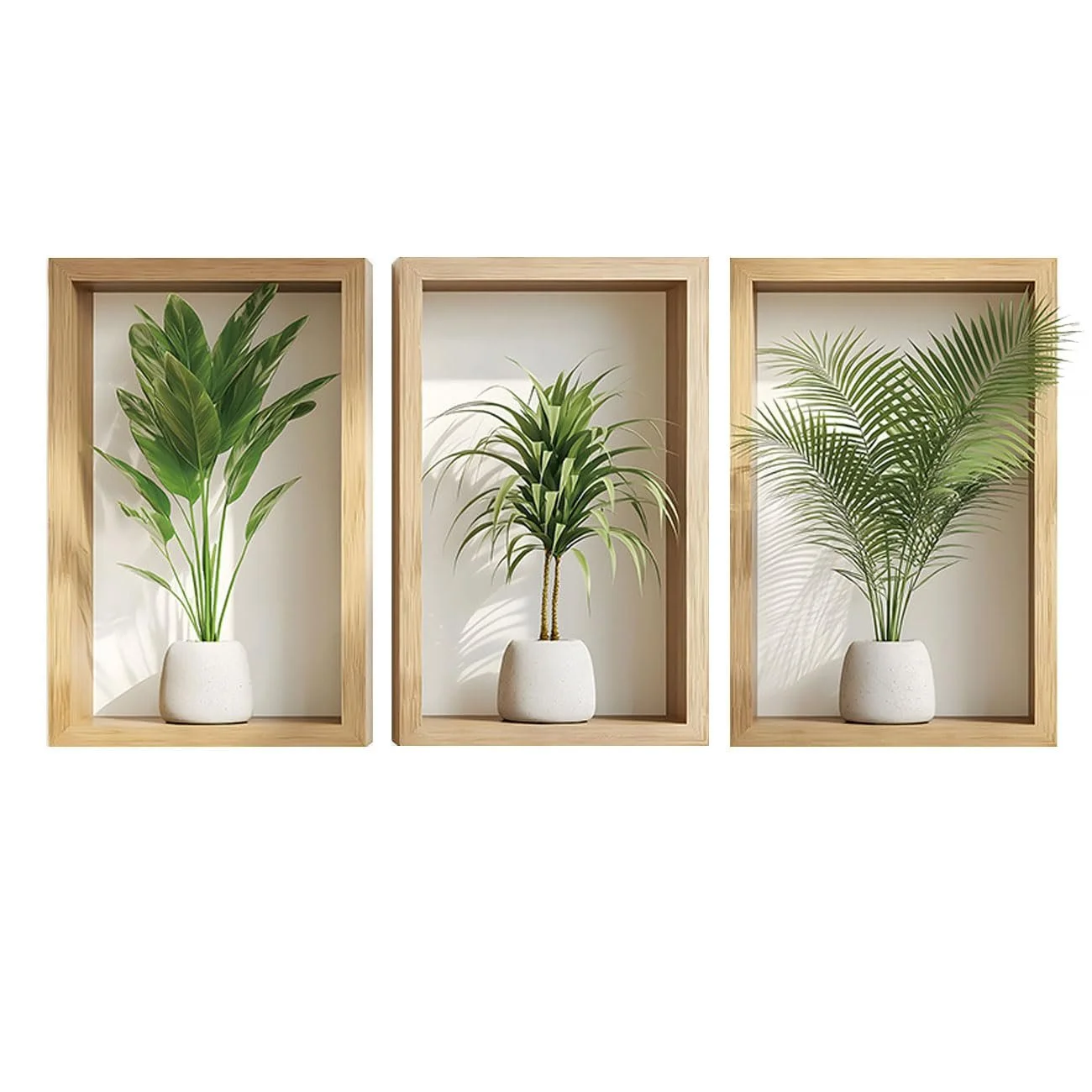 Наклейка на стіну 39,3 x 80 см Зелені рослини в горщиках Квіти Вази 3D Самоклеюча, фото №1 Наклейка на стіну 39,3 x 80 см Зелені рослини в горщиках Квіти Вази 3D Самоклеюча, фото №1