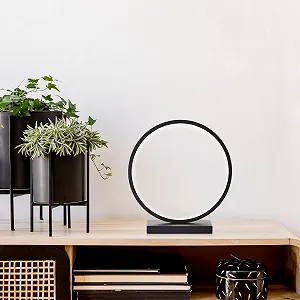 Настольная лампа Lightbox Modern LED лента 28x9x26 см 8 Вт 850 лм 3000 К алюминий черная - Фото 1