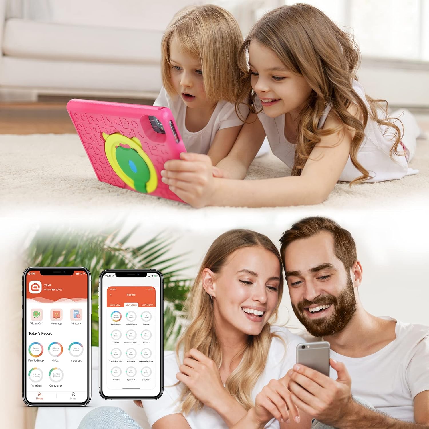 Планшет 10.1" HotLight KT1006 2+4/64Gb 4 ядра Android 13 5000 mAh Рожевий, фото №4