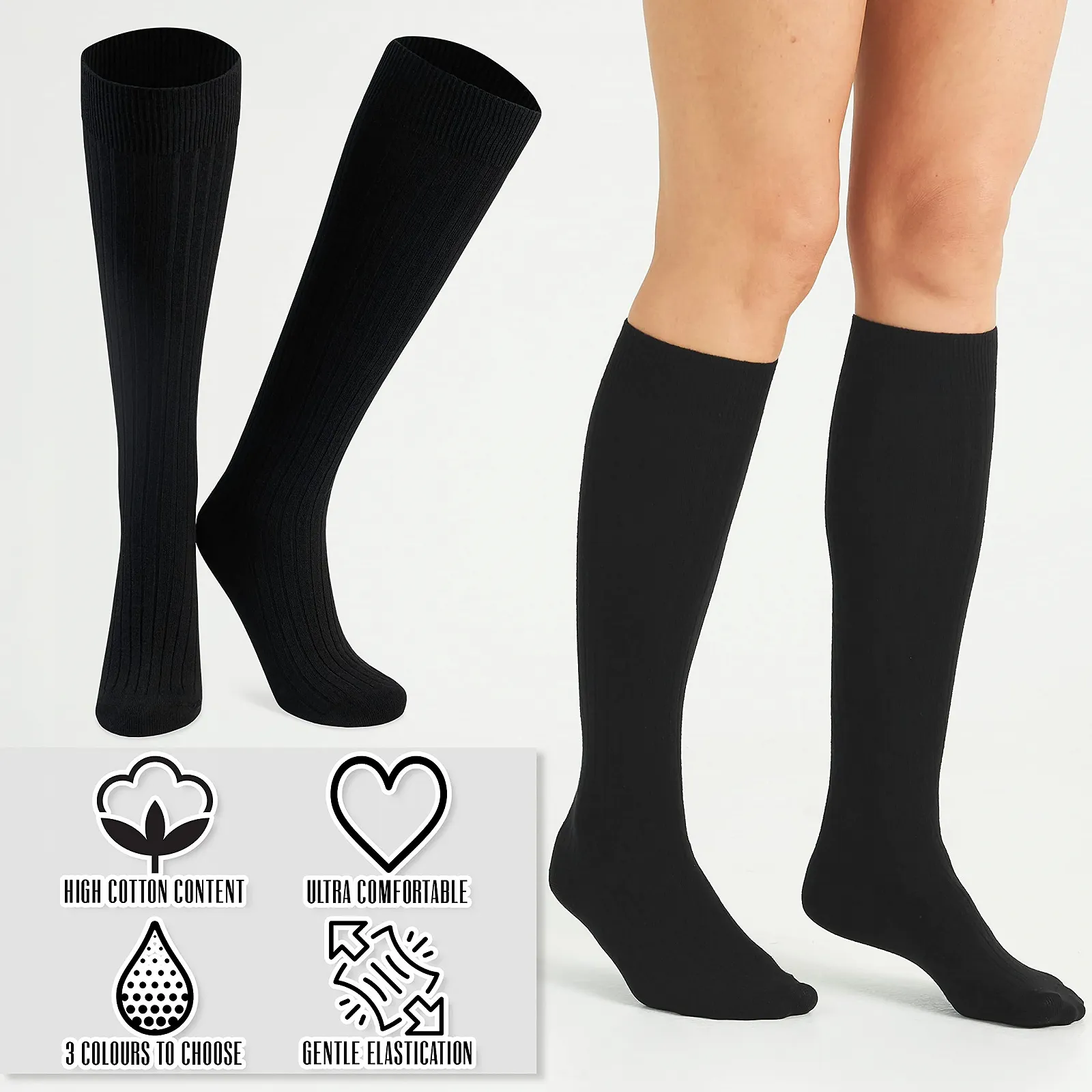 Гольфы CityComfort для мужчин и женщин, унисекс, длинные носки, для подростков, девочек и мальчиков, фото №5