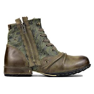 Черевики OSSTONE Мужские OS-5008-8-Green-DE Кожа коровы Зеленый synthetic.ua - Фото 1