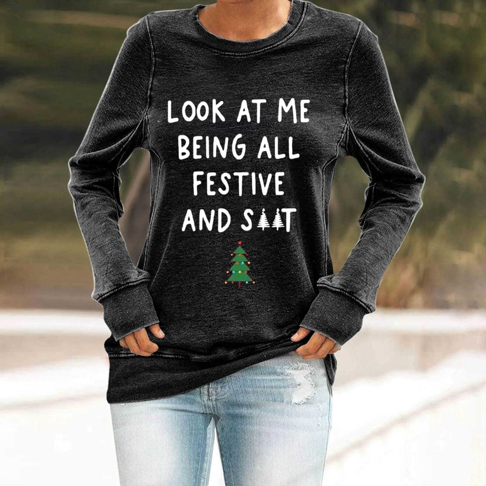 Женский свитшот Generisch Oversized Спортивные топы Женский повседневный однотонный пуловер Осенний классический худи Женская футболка с V-образным вырезом Хеллоуин худи, фото №2 Женский свитшот Generisch Oversized Спортивные топы Женский повседневный однотонный пуловер Осенний классический худи Женская футболка с V-образным вырезом Хеллоуин худи, фото №2