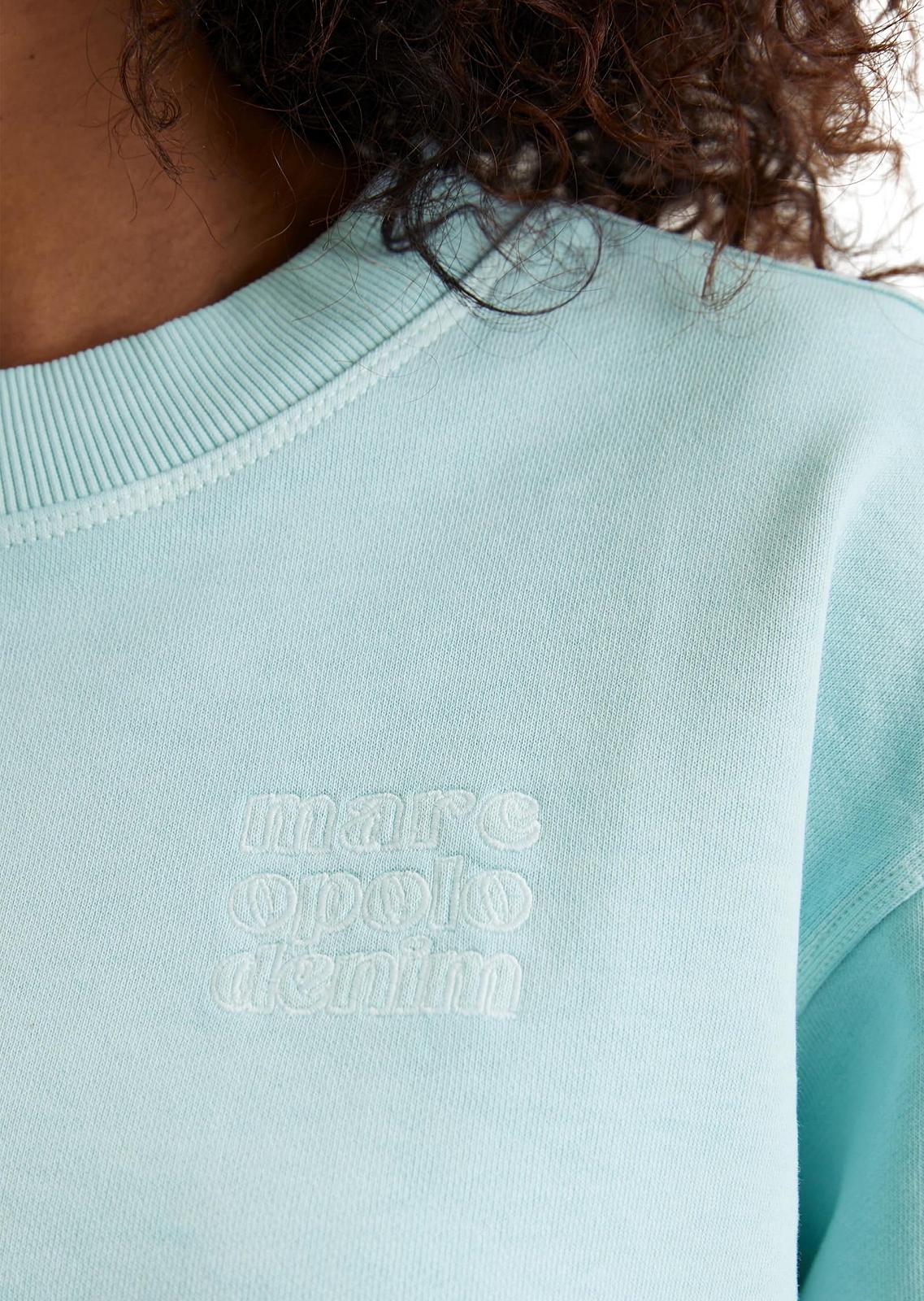 Женская толстовка Marc O'Polo Denim из органического хлопка с круглым вырезом, фото №5