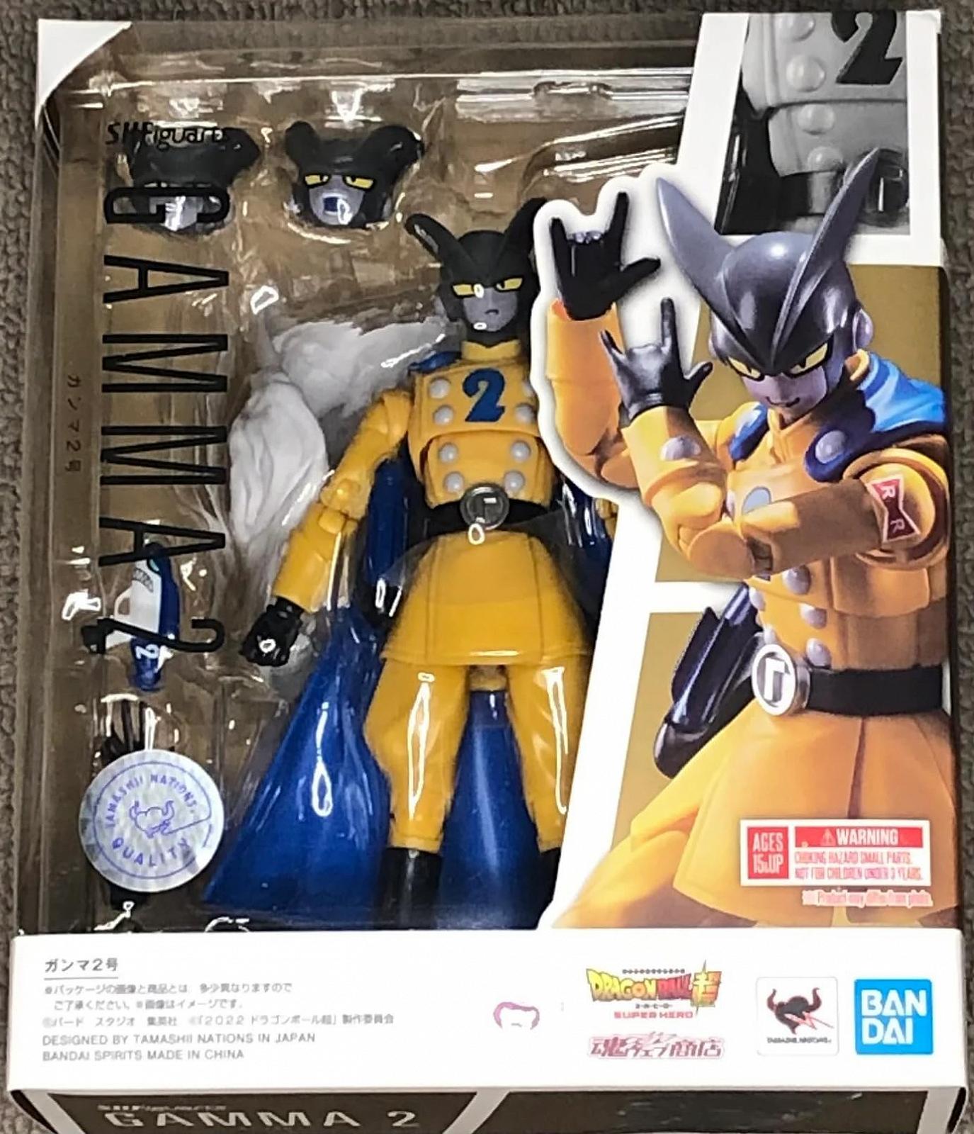 Фигурка BANDAI Dragon Ball Super: Super Hero Gamma 2 S.H. Figuarts 14 см, фото №1