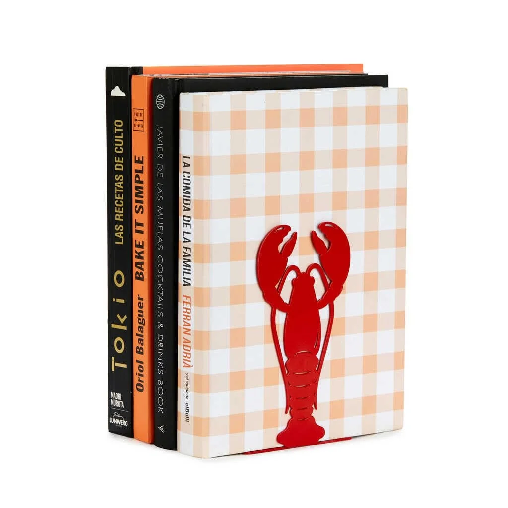 Держатель для книг Balvi Lobster В форме лобстера Металл Красный, фото №1
