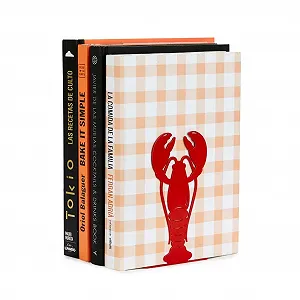 Тримач для книг Balvi Lobster У формі лобстера Метал Червоний - Фото 1