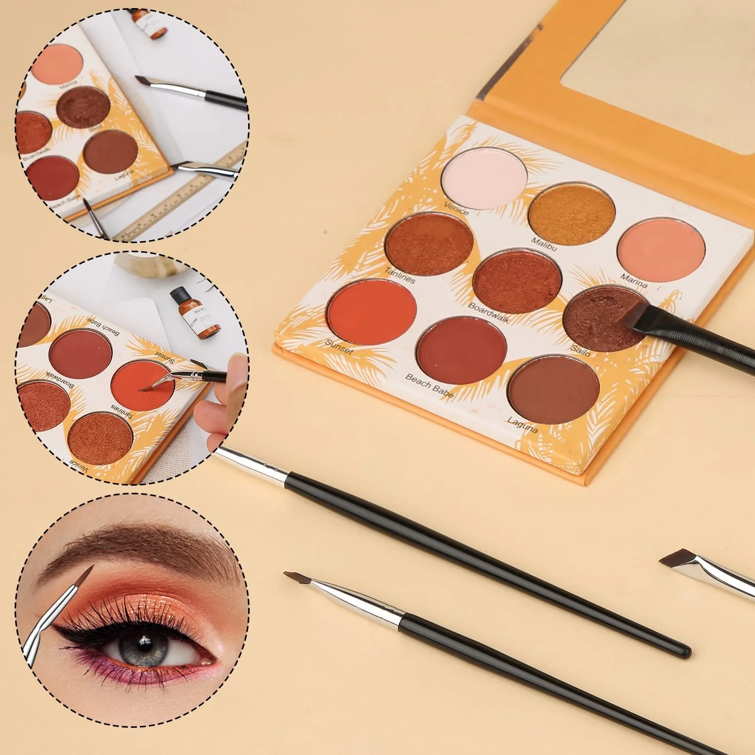 Набор кистей для подводки Sickle Precision Ultrafine 6 штук, фото №5 Набор кистей для подводки Sickle Precision Ultrafine 6 штук, фото №5