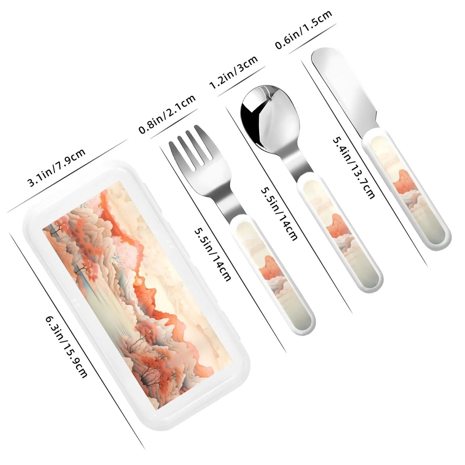 Набір дитячих столових приборів Lots of Peaks, фото №3