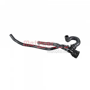 Шланг радиатора METZGER 2422110 для SKODA VW, сверху справа - Фото 1