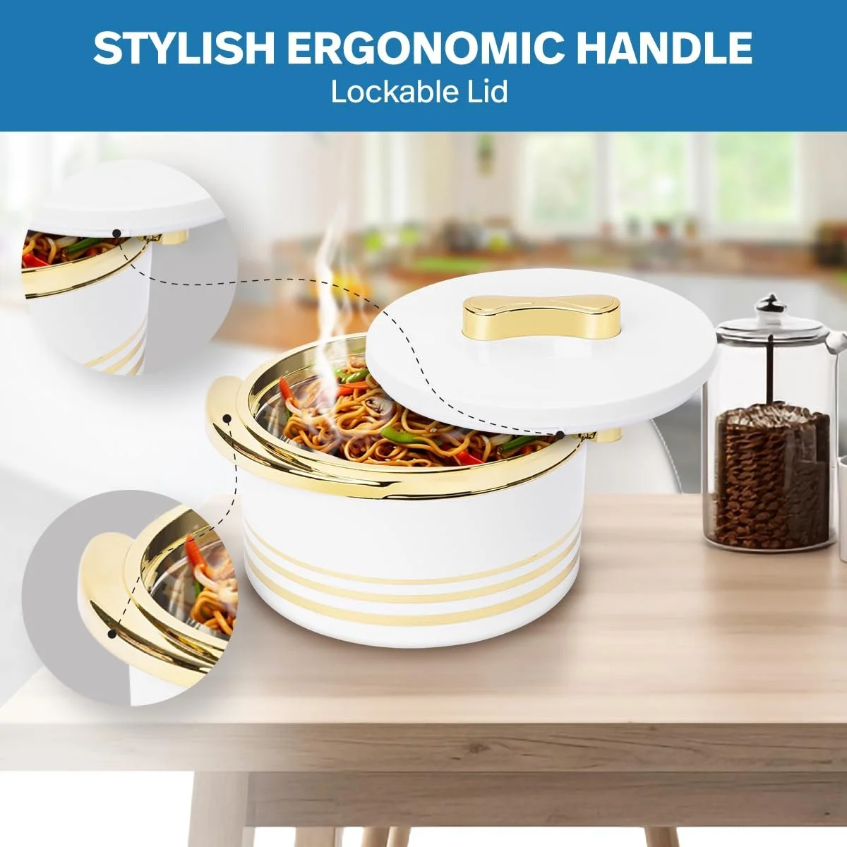 Набір термокаструль Pinnacle 3 предмети 3.7/2.6/1.5 кт, фото №3