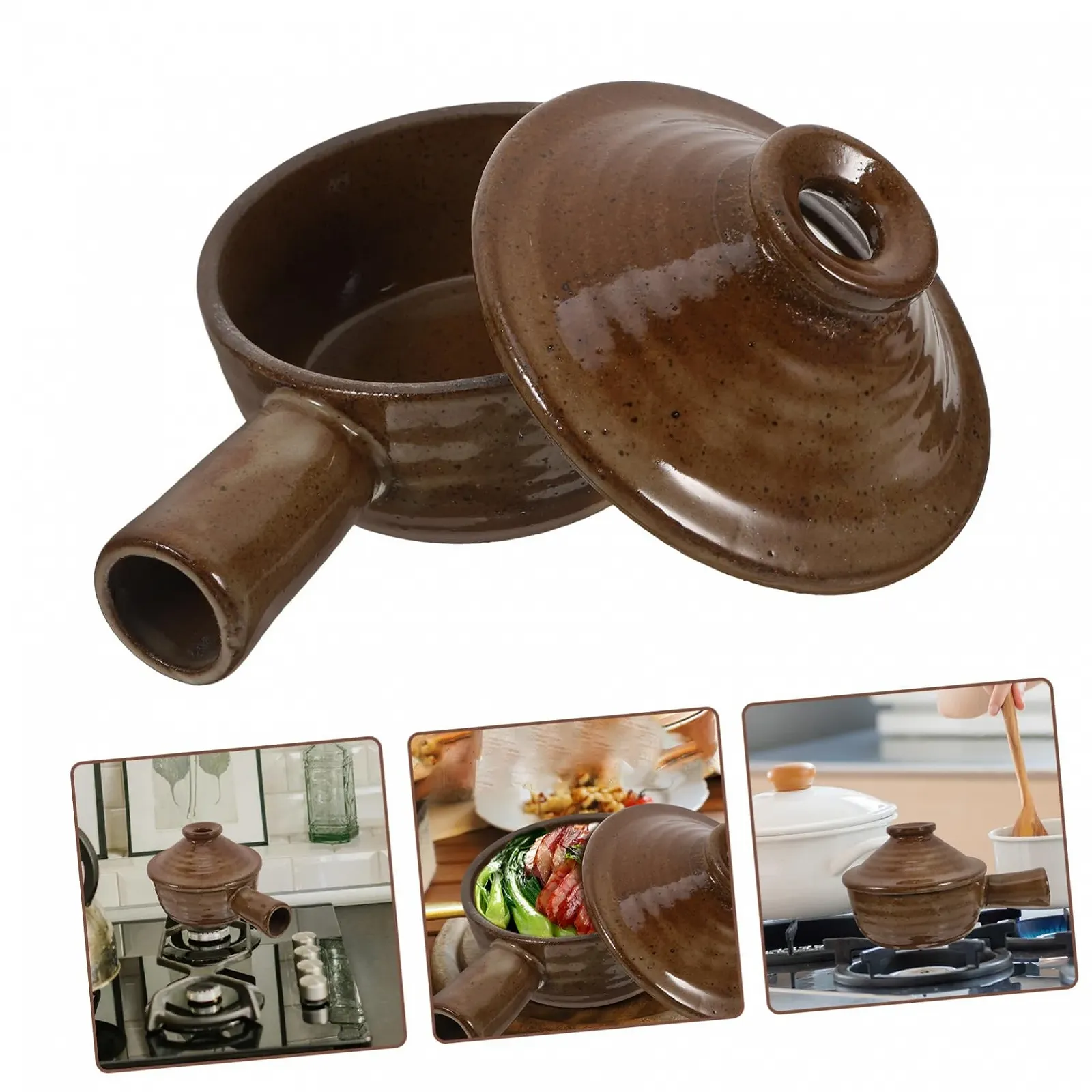 Кастрюля Cabilock с крышкой для микроволновой печи и плиты 1 шт, фото №7