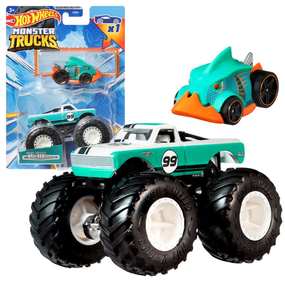 Іграшковий автомобіль Hot Wheels Monster Trucks Pure Muscle HKM14 металічний, фото №1 Іграшковий автомобіль Hot Wheels Monster Trucks Pure Muscle HKM14 металічний, фото №1
