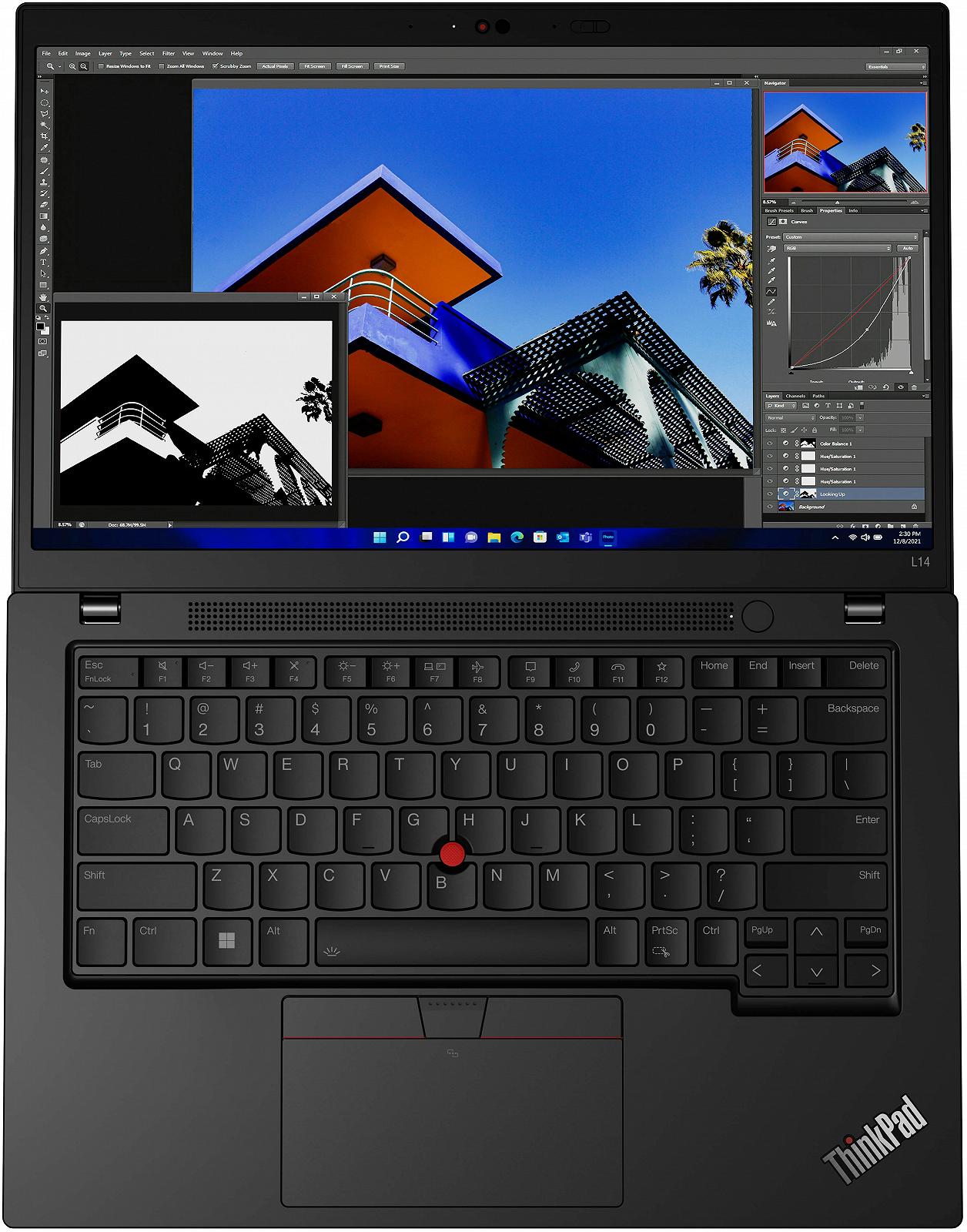 Ноутбук 14" Lenovo ThinkPad L14 Gen 4 4G/LTE AMD Ryzen 7 PRO 7730U RAM 16GB SSD 512GB Windows 11 (UKR), фото №6