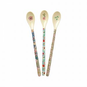 Ложка Rice Latte Меламин Цветочный принт Набор из 6 штук - Фото 1