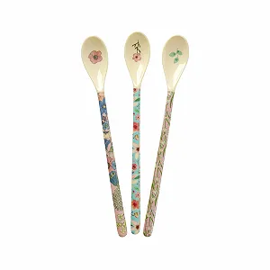 Ложка Rice Latte Меламін Квітковий принт Набір з 6 штук - Фото 1