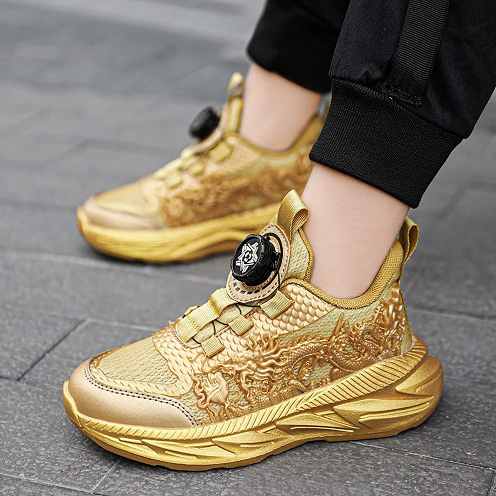 Дитячі кросівки для бігу, дитячі легкі спортивні дихаючі сітчасті, фото №8