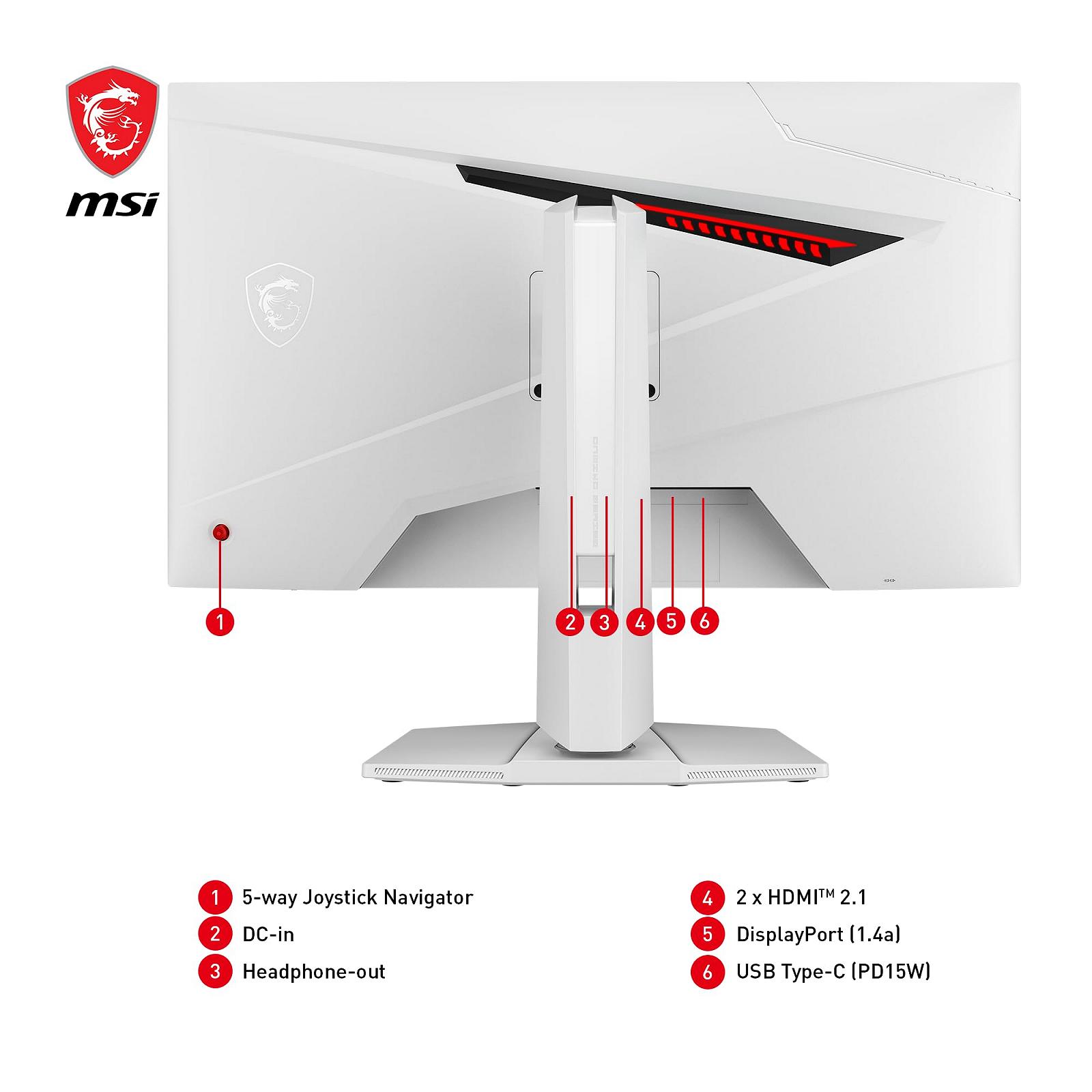 MSI MAG 274URFW 68,6 см (27") 3840 x 2160 пикселей 4K Ultra HD Черный, фото №6