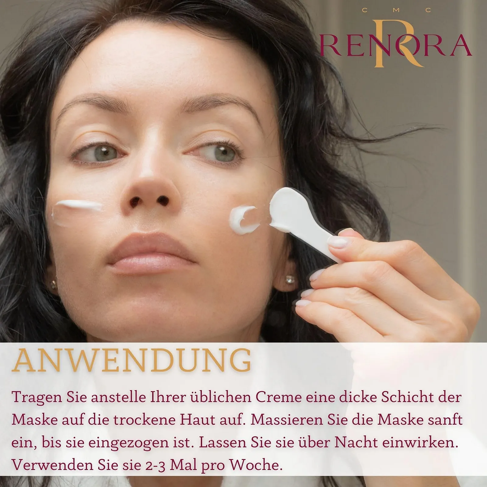 Маска для обличчя нічна RENORA Ultra Moisturising з гіалуроновою кислотою 50 мл, фото №6