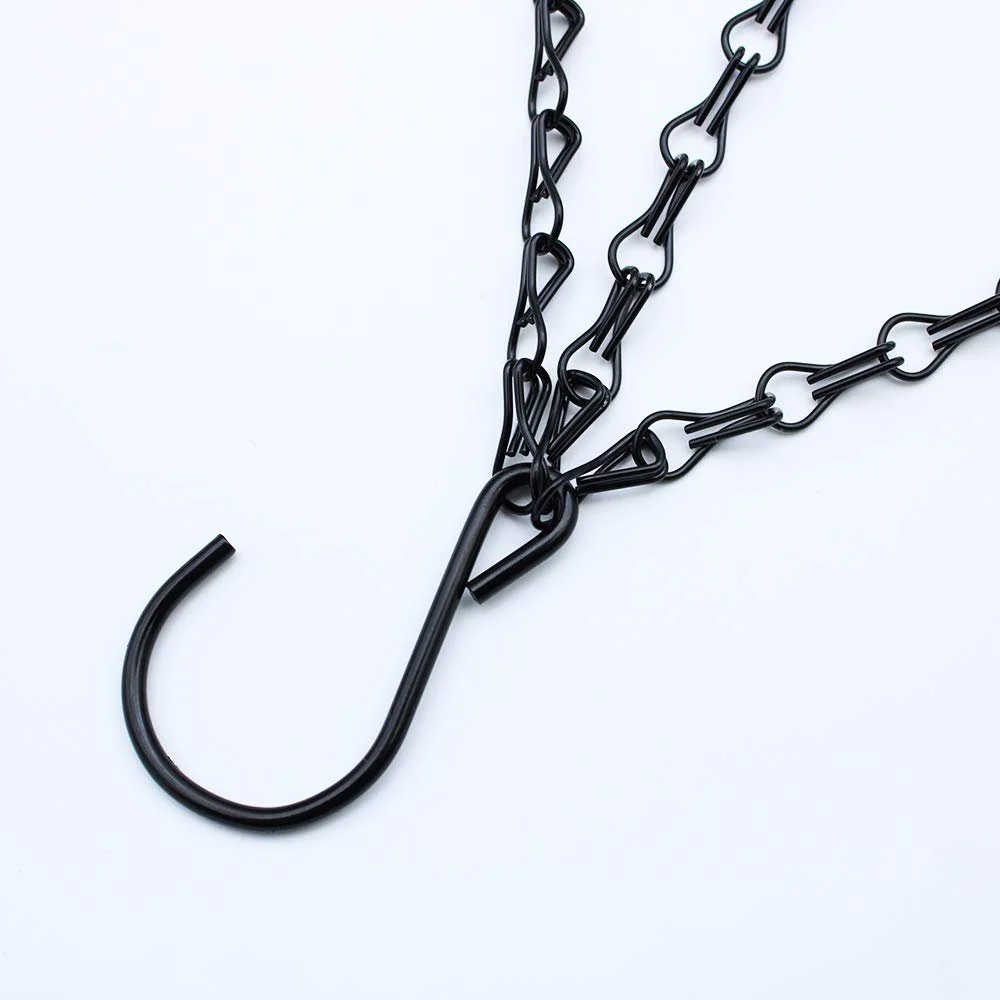 Цепи для подвесных корзин набор из 3 шт. металлические 3-рядные 76 см, фото №5