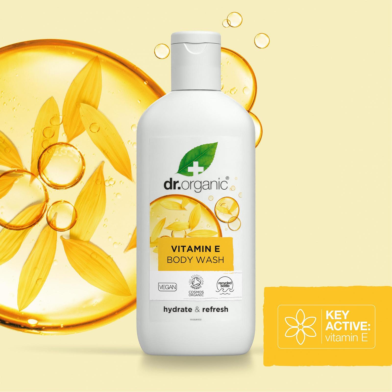 Гель для мытья тела Dr Organic Vitamin E, фото №6