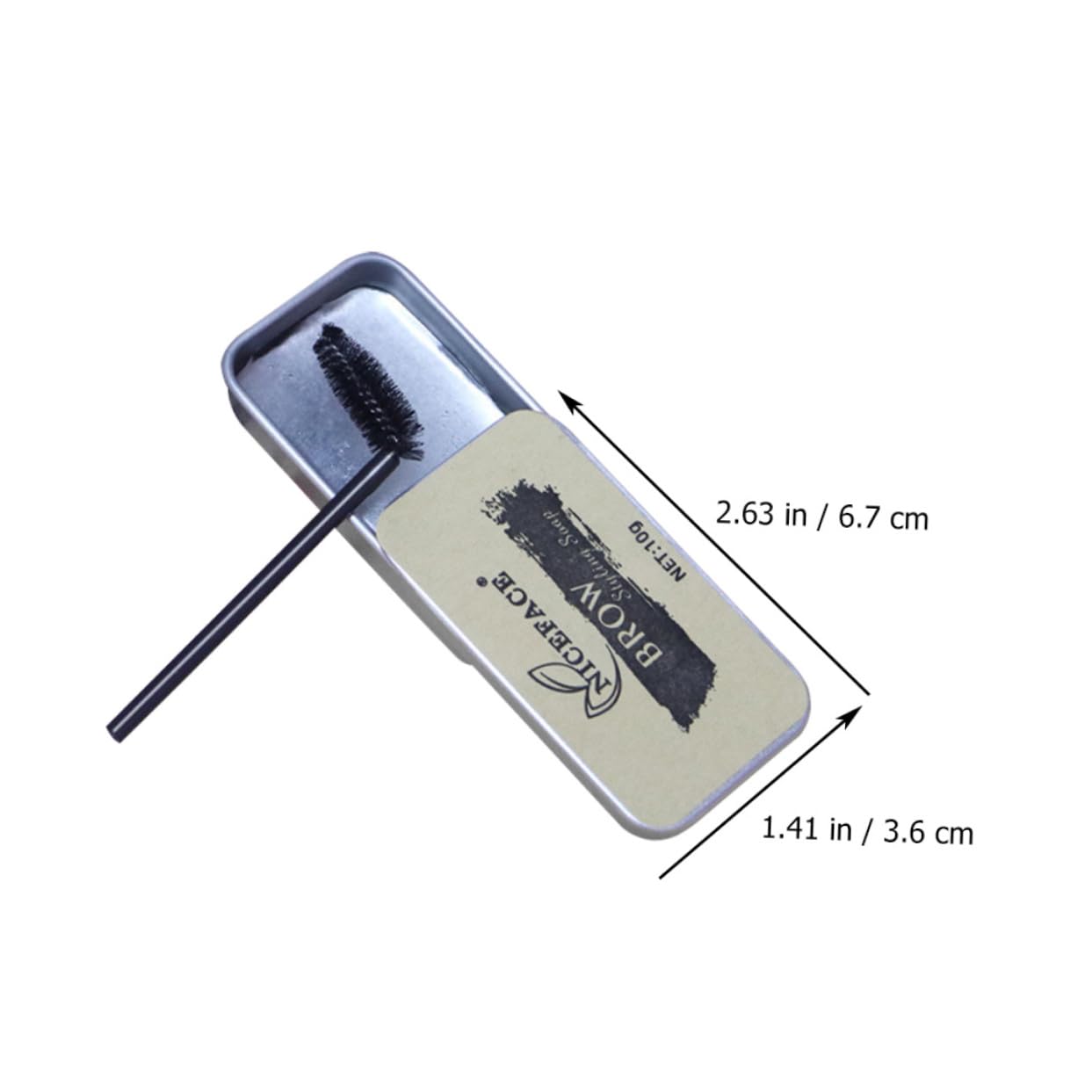 Набір FRCOLOR Eyebrow Soap Make-Up Box 2 шт Натуральне мило віск для брів для формування брів крем для укладання брів, фото №5