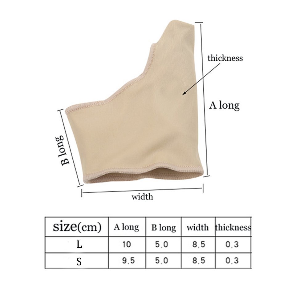 Пара коректорів Hallux Valgus для бурситу та полегшуюча пов'язка з гелевими подушечками для захисту бурситу, малий розмір, фото №7