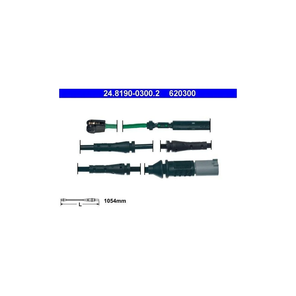 Датчик износа тормозных колодок ATE 24.8190-0300.2 для BMW, задняя ось, фото №1