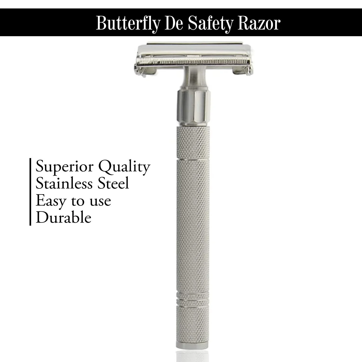 Т-образная бритва Butterfly Style Stainless Steel, фото №3 Т-образная бритва Butterfly Style Stainless Steel, фото №3