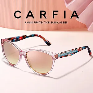 Солнцезащитные очки CARFIA Зеркальные Женские Поляризованные UV400 synthetic.ua - Фото 1