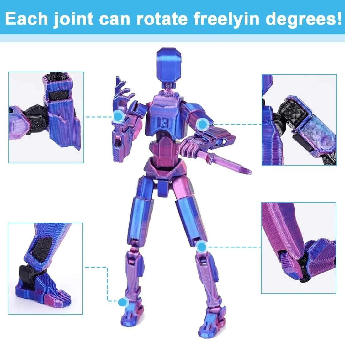 Набор фигурок JAWUZ T13 Nova T-13 3D-печать подвижные шарниры, фото №3