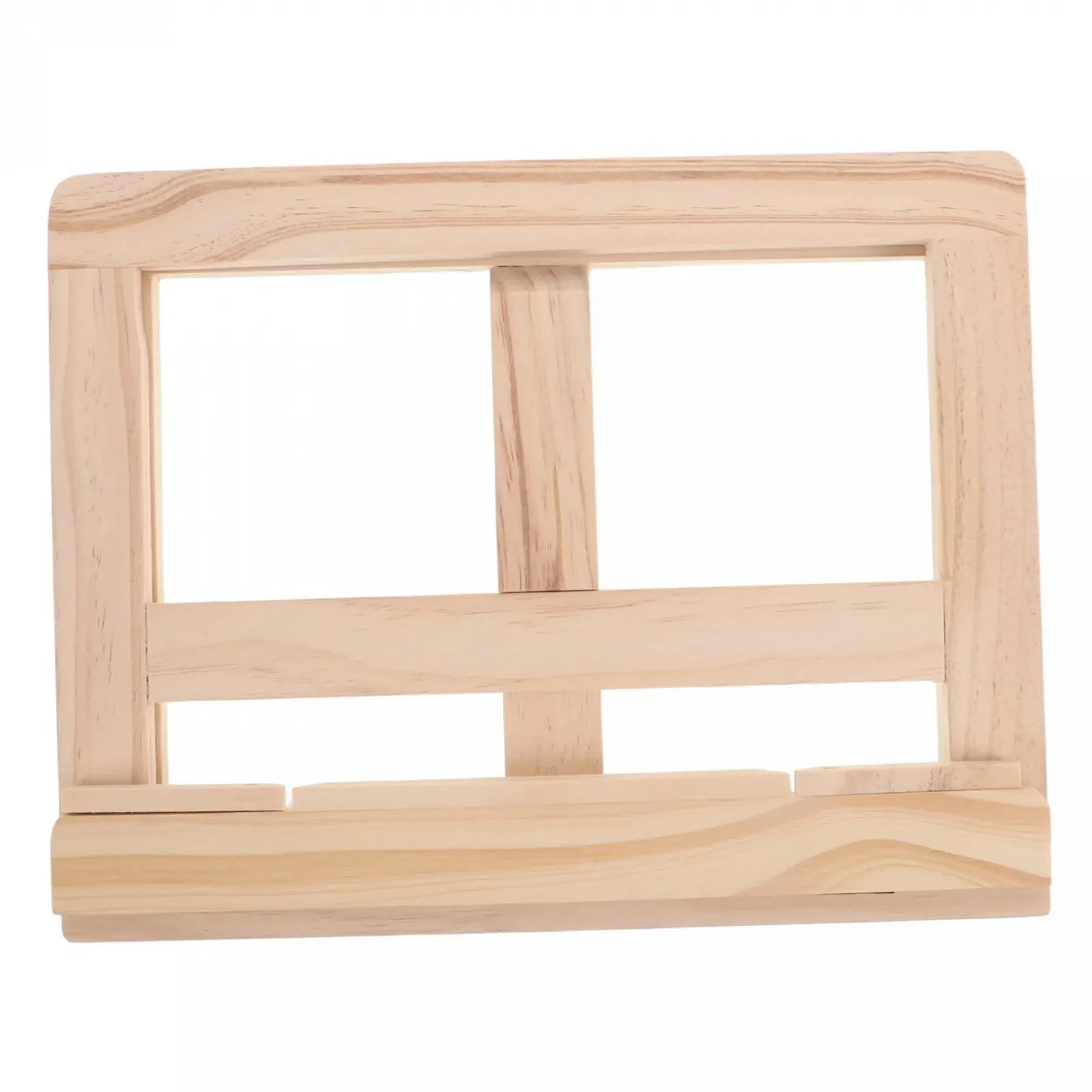 Підставка для ноутбука складана дерев'яна Homoyoyo з тримачем для книг, ергономічна регульована, фото №1