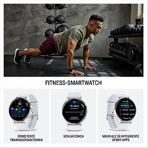 Смарт-годинник Фітнес Garmin Venu 3 GPS з Bluetooth-телефонією та голосовим помічником, AMOLED-дисплей 1.4/1.2 дюйма, фітнес-функції, музика, оплата та режим для інвалідних візків synthetic.ua - Фото 1