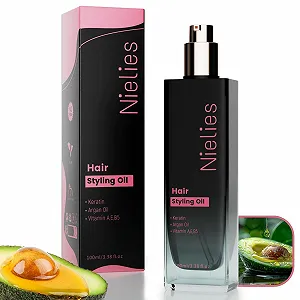 Сироватка для волосся Keratin для кучерявого та пошкодженого волосся з вітамінами A, C, E та B5 - Фото 1