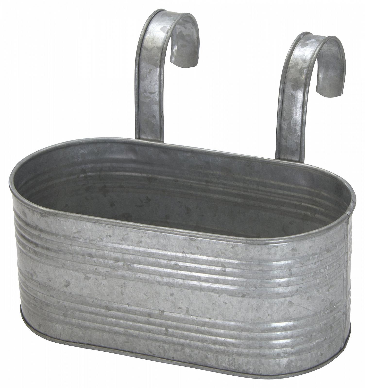 Підвісний тримач для квіткового горщика 40 см метал з двома ручками Метал, фото №2